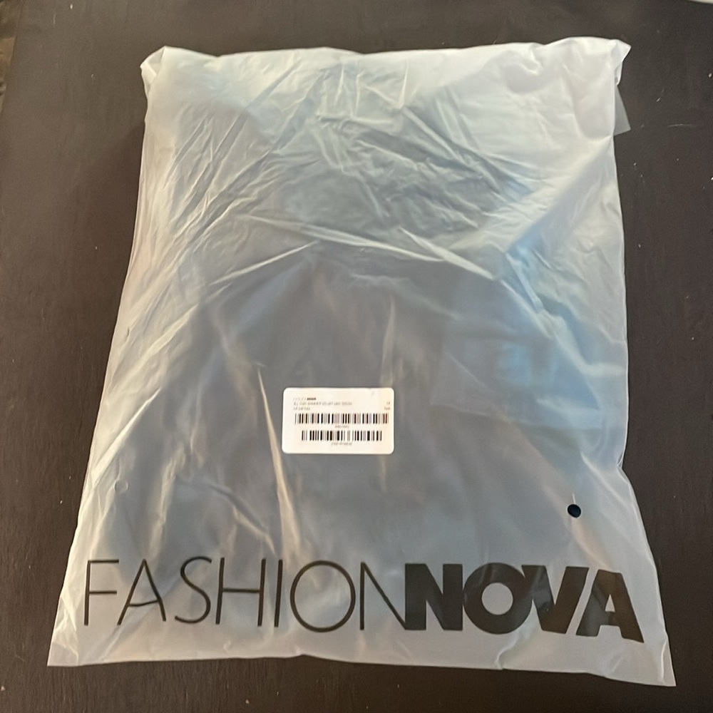 Fashion Nova Teal Long Sleeve Dress - Picture 8 of 8